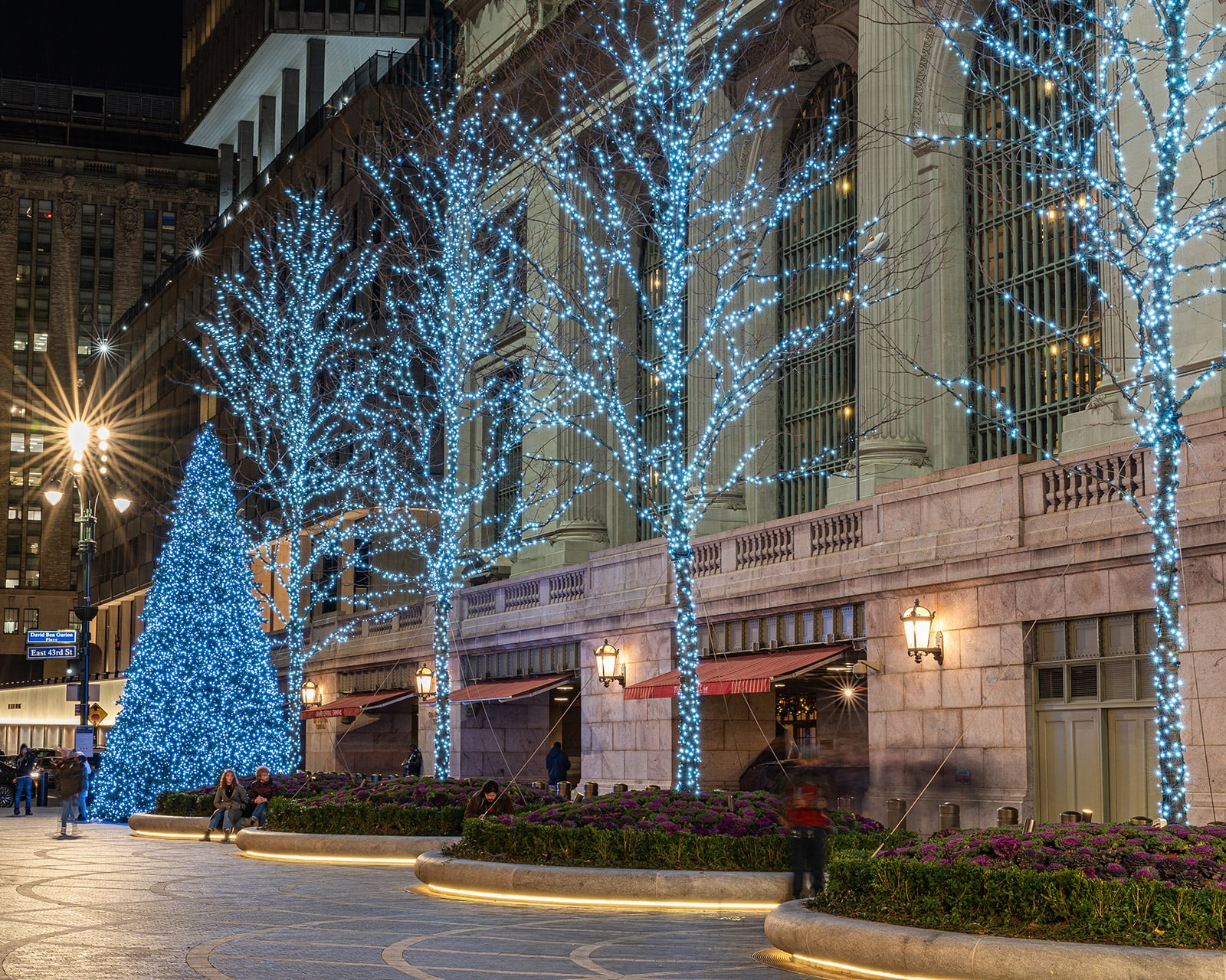 Cambridge outdoor commercial holiday lighting in Westchester County
